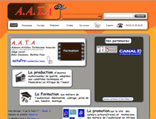 Tablet Screenshot of aata-burkina.com